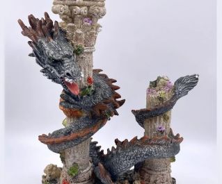 Декорация дракон для аквариума