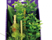 V Искусственное растение с бамбуком 20см в картонной коробке (YS-60511)