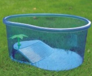 Бассейн для черепах, 26.5x20x12.5см (Q2-G)