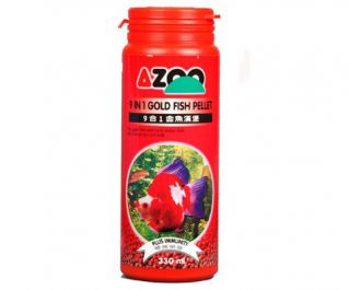 AZOO 9 in 1 Gold Fish Pellet (Гранулы для золотых рыбок) 330мл  купить с доставкой