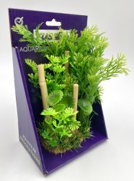 V Искусственное растение с бамбуком 20см в картонной коробке (YS-60501)