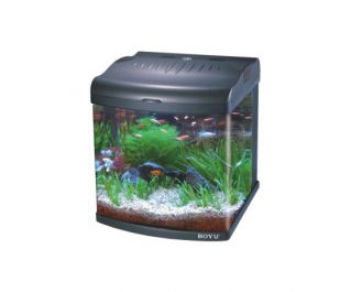 Аквариум  80л, цвет серебряный, фильтр 13Вт, светильник 24Вт. (MT-508A Silver)