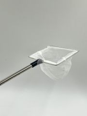 Сачок с нержавеющей ручкой (рама 12,5*10см, ручка 35см) (A210005)