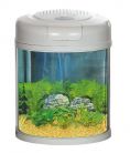 Аквариум 20л,белый; светильник 15Вт*1,система фильтрации (KM-350WHI)