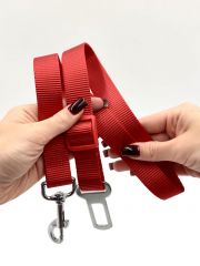 Автомобильный ремень безопасности для собак 25мм*45/80см (нейлон) (AQK-01)