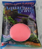 Песок для аквариума розовый (3кг) (KL0711)