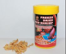 AQUAV Freeze Dried Red Shrimp (Лиофилизированная красная креветка) Баночка 100мл (FDR-100)