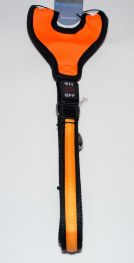 Светящийся поводок с USB-зарядкой (оранжевый) 2.5см*120см (нейлон + LED) (JPF-880USB-orange)