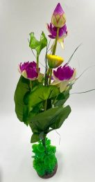 V Водяная лилия, фиолетовая 40см. (YM-7678)