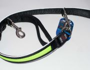 Светящийся поводок с USB-зарядкой (зеленый) 2.5см*120см (нейлон+LED) (JPF-893USB-green)