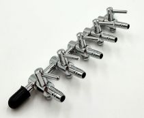 BOYU Флейта воздушная металлическая, 5 краников (AD-005)