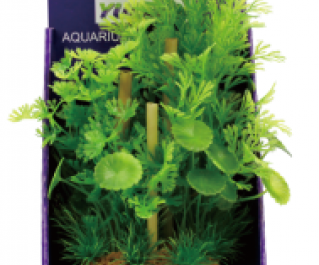 V Искусственное растение с бамбуком 20см в картонной коробке (YS-60501)