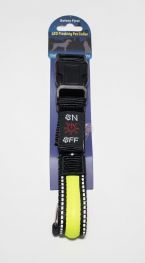 Светящийся ошейник с USB-зарядкой JPF-602+USB (green)