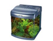 BOYU Аквариум серебристый 25л, фильтр 6Вт, светильник 18Вт (MT-308A Silver)