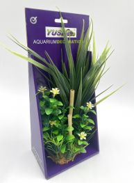 V Искусственное растение с бамбуком 20см в картонной коробке (YS-60509)