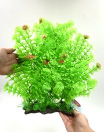 Искусственное растение 40см с красными цветами (YM-8001)