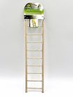 Лесенка для птиц 9 ступенек (дерево + минералы) 10*1*38см (BA243)
