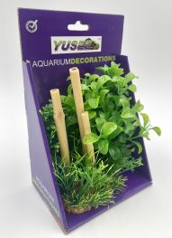 V Искусственное растение с бамбуком 20см в картонной коробке (YS-60506)