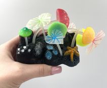 Светящийся декор для аквариума 