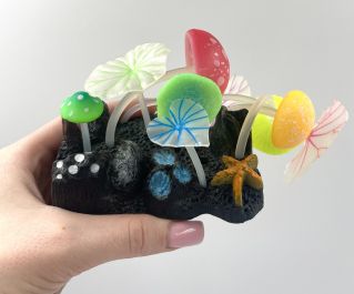 Светящийся декор для аквариума 