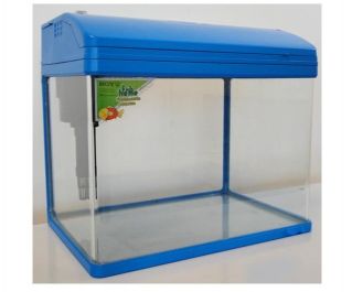 BOYU Аквариум цвет морской волны 28л, фильтр 7Вт (MR-398 aqua blue)