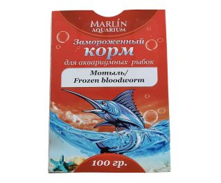 Мотыль замороженный средний (блистер) 10 упаковок по 100г купить с доставкой