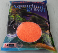 Грунт для аквариума оранжевый 0,4-0,6 см (3кг) (KL0502)